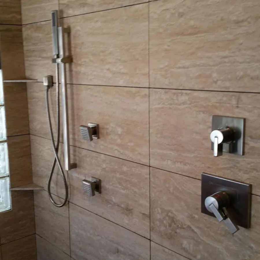 Shower fixture installation for Water Heater Replacement in Portales